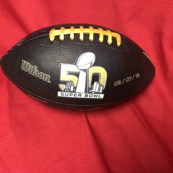 SUPER BOWL 50 promo football - Picture 1 of 3